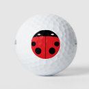 Search for ladybug golf balls Red