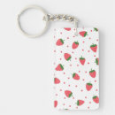 Search for strawberries key rings Fruit