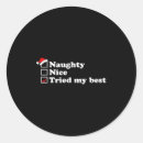 Search for naughty and nice stickers List