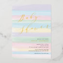 Search for pastel baby shower invitations Rainbow