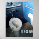 Search for put down posters Toilet