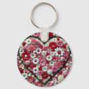 Search for colourful hearts key rings Floral