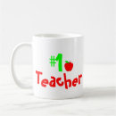 Search for number 1 teacher mugs Education