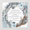Search for wreath bridal shower invitations Blue