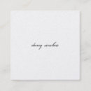 Search for cursive business cards Minimalist