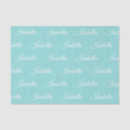 Search for robins egg blue tissue paper For her