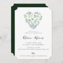 Search for heart engagement party invitations Greenery
