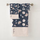 Search for blush and navy bath towels Watercolor
