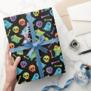 Search for spooky ghost wrapping paper Skull