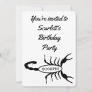 Search for scorpio birthday invitations Astrology