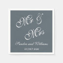 Search for bride and groom napkins Script