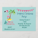 Search for flamingo christmas invitations Palm tree