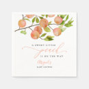 Search for sweet as a peach napkins Greenery