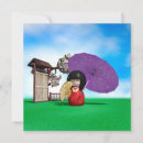 Search for japanese cherry blossom cards Kokeshi doll