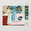Search for vintage housewife postcards Cleaning