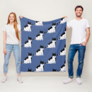 Search for black and white cat blankets Blue