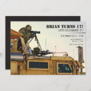 Search for soldier birthday invitations Boy