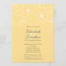 Search for yellow engagement party invitations Flowers