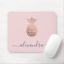 Search for gold pineapple mousepads Stylish