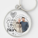 Search for aged rounded key rings For him