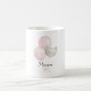 Search for cat with balloon mugs Pink