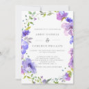 Search for violet wedding invitations Greenery