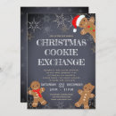 Search for exchange christmas invitations Chalkboard
