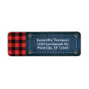 Search for lumberjack return address labels Rustic
