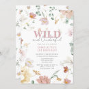 Search for onederful 1st birthday invitations Wildflower is turning one