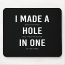 Search for hole in one mousepads Golfpro