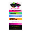 Search for colourful rack cards Makeup artist
