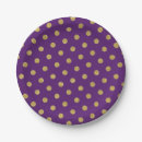 Search for purple and gold plates Chic