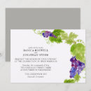 Search for grape vine wedding invitations Country