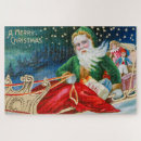 Search for vintage santa claus puzzles Sleigh