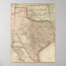 Search for texas counties map posters Oklahoma