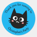 Search for black cat birthday stickers Thank you