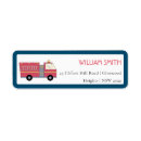 Search for firetruck return address labels Fireman