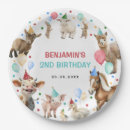 Search for farm birthday plates Boy 1st birthday