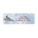 Search for chickadee return address labels Snow