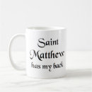Search for matthew coffee mugs Catholic