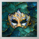 Search for venetian mask posters Gold