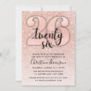 Search for 26th birthday invitations Gold