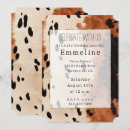 Search for cowhide invitations Western
