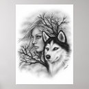 Search for wolf girl art Woman