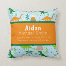 Search for birth announcement cushions Dinosaur