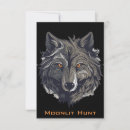 Search for black wolf invitations Horror