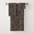 Search for brown leopard bath towels Black