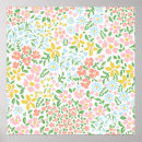 Search for white floral pattern posters Seamless