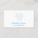 Search for birthday party planning business cards Balloon