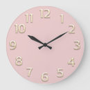 Search for pink and white clocks Ombre